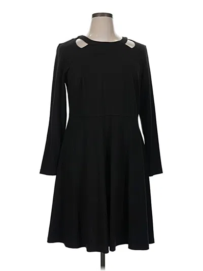 Pre-owned Eloquii Casual Dress In Black