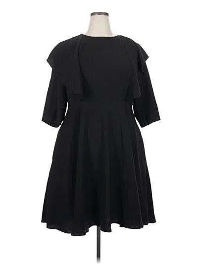 Pre-owned Eloquii Casual Dress In Black