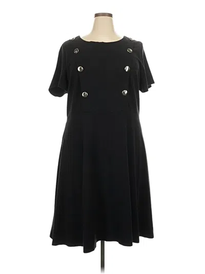 Pre-owned Eloquii Casual Dress In Black