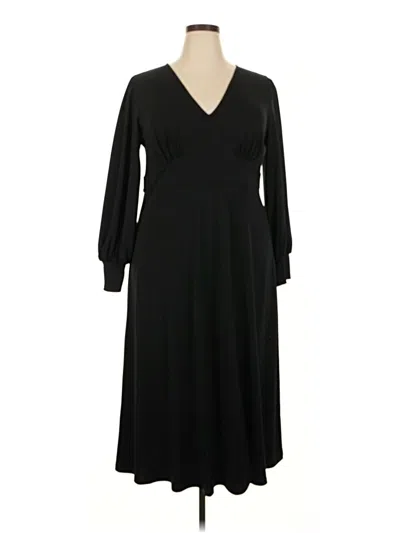 Pre-owned Eloquii Casual Dress In Black