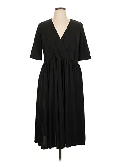 Pre-owned Eloquii Casual Dress In Black