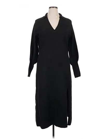 Pre-owned Eloquii Casual Dress In Black