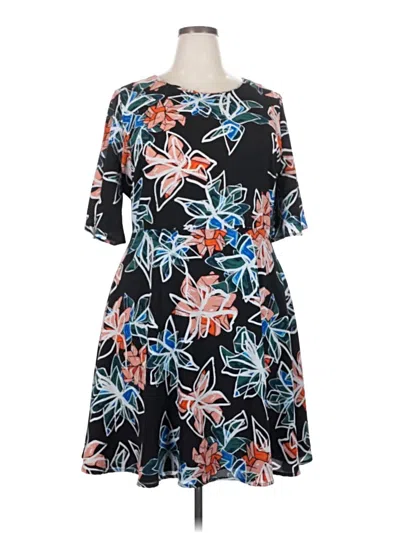 Pre-owned Eloquii Casual Dress In Black