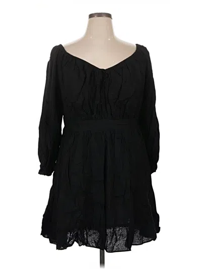 Pre-owned Eloquii Casual Dress In Black