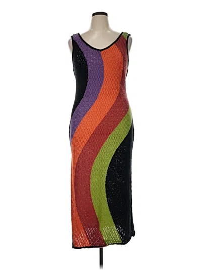 Pre-owned Eloquii Casual Dress In Black