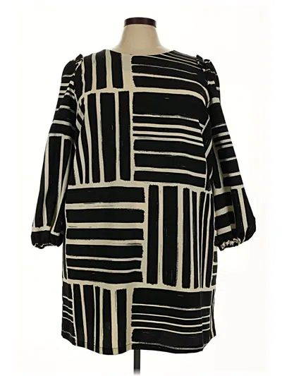 Pre-owned Eloquii Casual Dress In Black