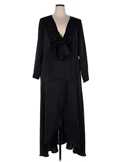 Pre-owned Eloquii Casual Dress In Black