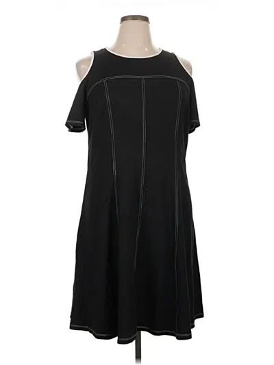 Pre-owned Eloquii Casual Dress In Black