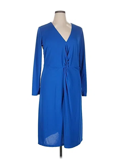 Pre-owned Eloquii Casual Dress In Blue