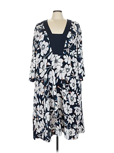 Pre-owned Eloquii Casual Dress In Blue