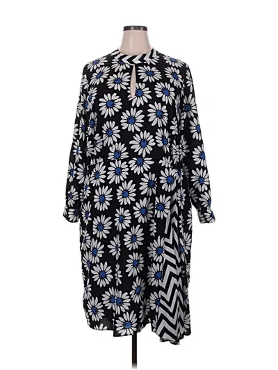 Pre-owned Eloquii Casual Dress In Blue