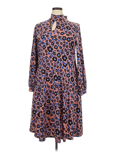 Pre-owned Eloquii Casual Dress In Blue