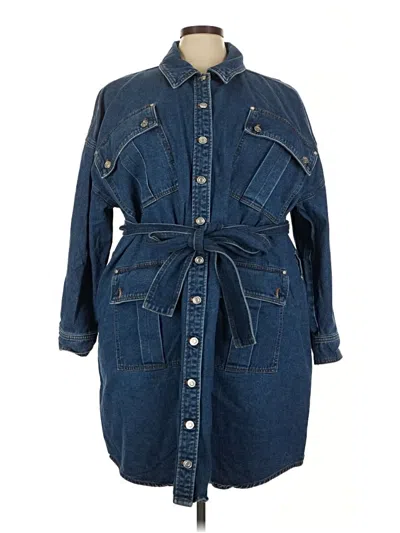 Pre-owned Eloquii Casual Dress In Blue