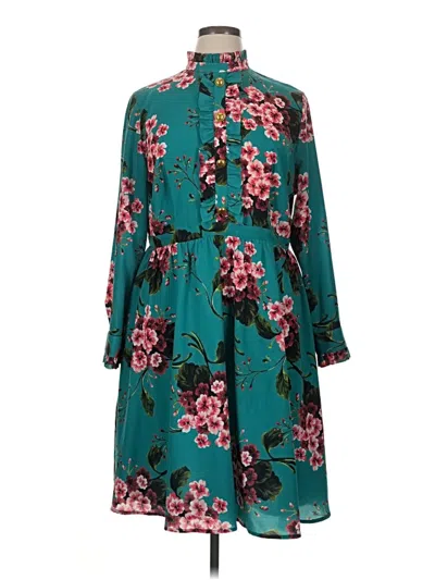 Pre-owned Eloquii Casual Dress In Blue