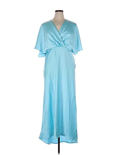Pre-owned Eloquii Casual Dress In Blue