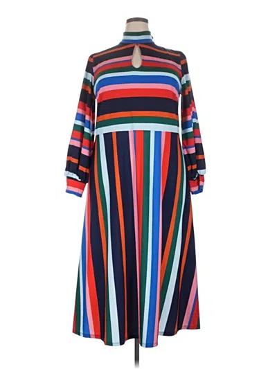 Pre-owned Eloquii Casual Dress In Blue