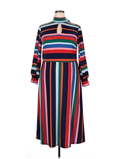 Eloquii Casual Dress In Blue