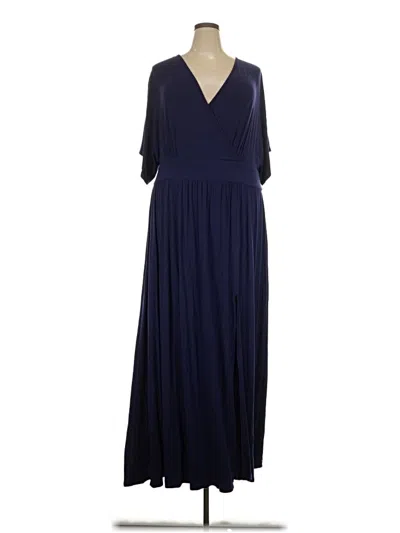 Pre-owned Eloquii Casual Dress In Blue