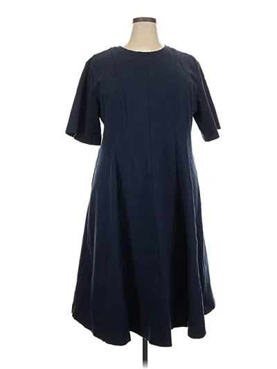 Pre-owned Eloquii Casual Dress In Blue