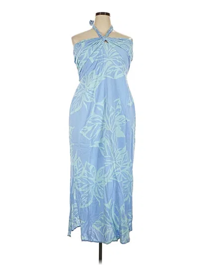 Pre-owned Eloquii Casual Dress In Blue