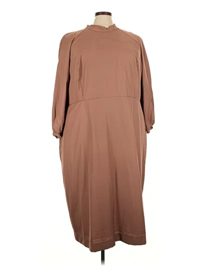 Eloquii Casual Dress In Brown