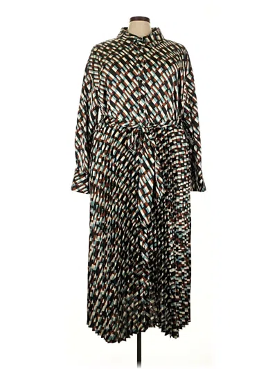Eloquii Casual Dress In Brown