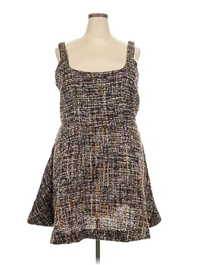 Pre-owned Eloquii Casual Dress In Gray