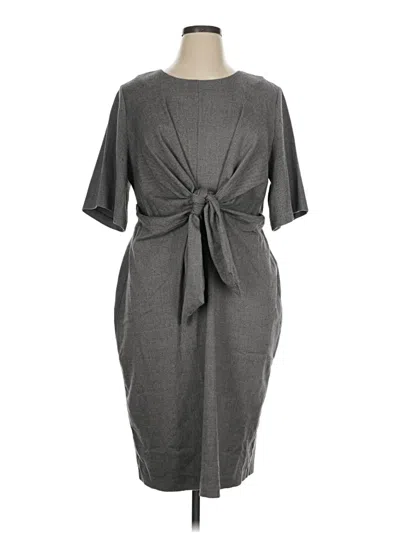 Pre-owned Eloquii Casual Dress In Gray