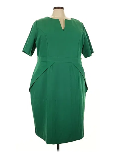 Pre-owned Eloquii Casual Dress In Green