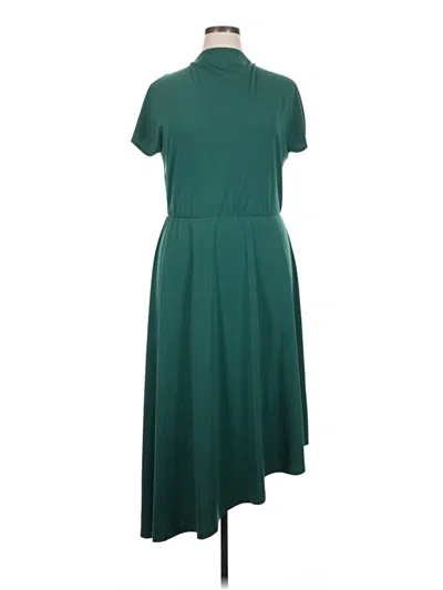 Pre-owned Eloquii Casual Dress In Green