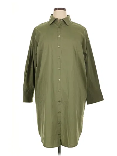 Pre-owned Eloquii Casual Dress In Green