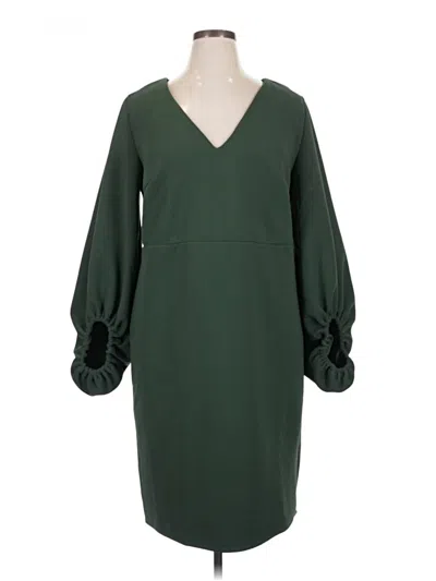 Pre-owned Eloquii Casual Dress In Green