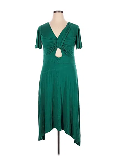 Pre-owned Eloquii Casual Dress In Green