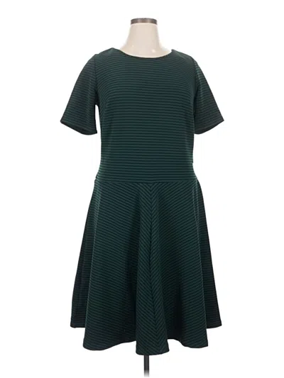 Pre-owned Eloquii Casual Dress In Green