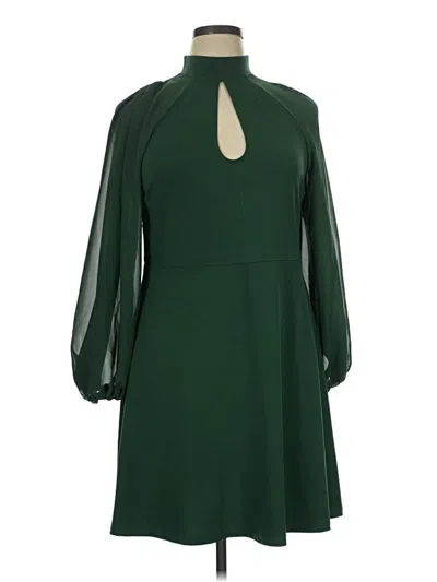 Pre-owned Eloquii Casual Dress In Green