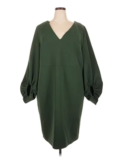 Pre-owned Eloquii Casual Dress In Green