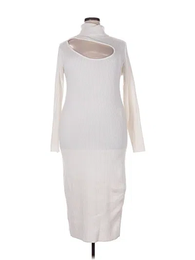 Pre-owned Eloquii Casual Dress In Ivory
