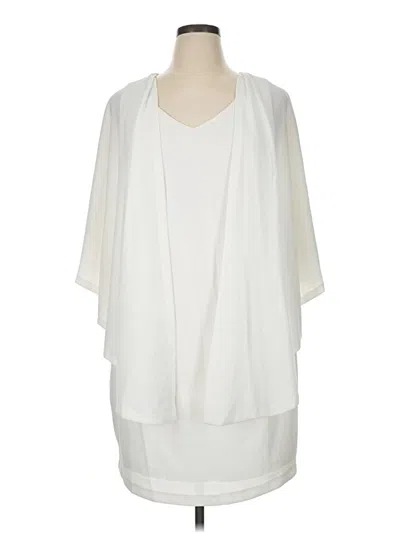 Pre-owned Eloquii Casual Dress In Ivory