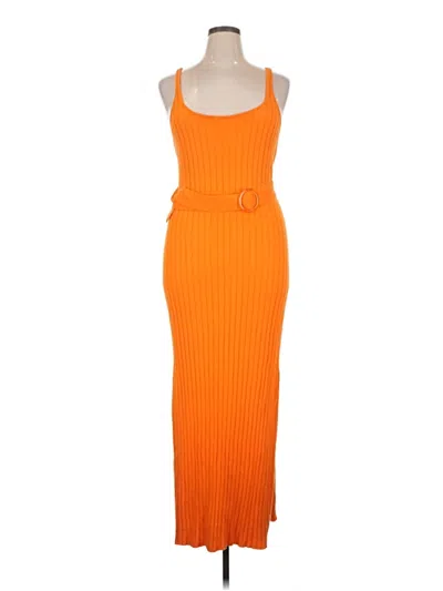 Pre-owned Eloquii Casual Dress In Orange