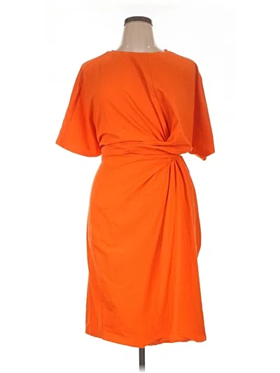 Pre-owned Eloquii Casual Dress In Orange
