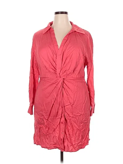 Pre-owned Eloquii Casual Dress In Pink