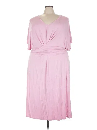 Pre-owned Eloquii Casual Dress In Pink