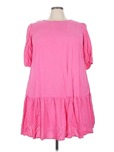 Pre-owned Eloquii Casual Dress In Pink