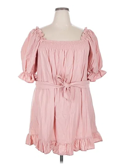Pre-owned Eloquii Casual Dress In Pink