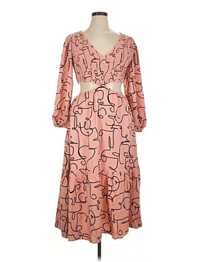 Pre-owned Eloquii Casual Dress In Pink