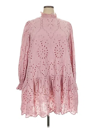 Pre-owned Eloquii Casual Dress In Pink