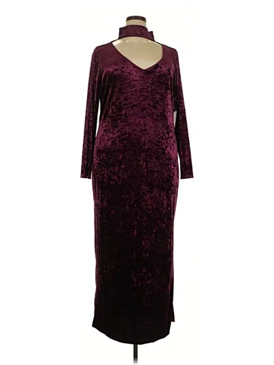 Eloquii Casual Dress In Purple