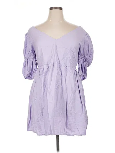 Pre-owned Eloquii Casual Dress In Purple