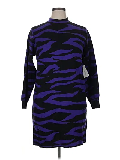 Eloquii Casual Dress In Purple