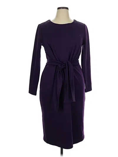 Pre-owned Eloquii Casual Dress In Purple